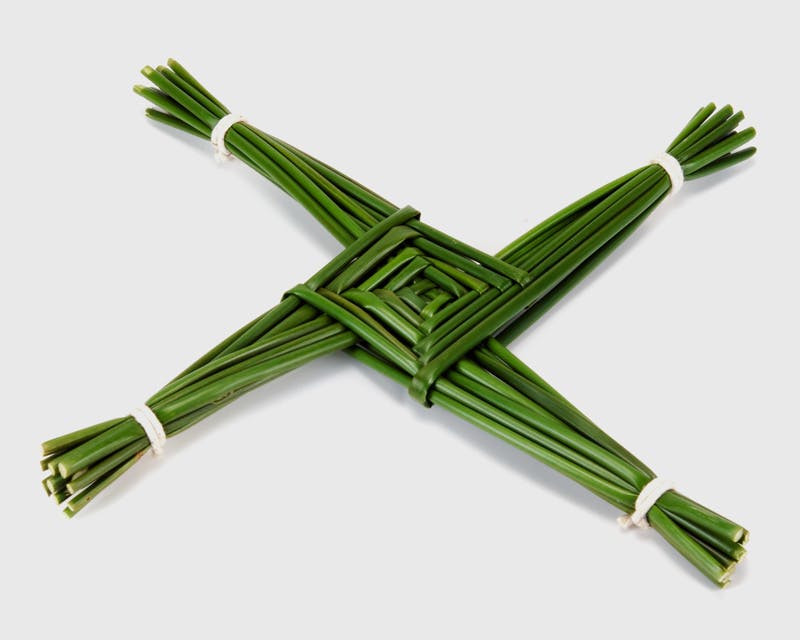 How to make your own St. Brigid's Cross