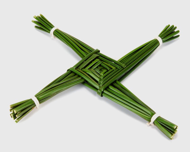 How to make your own St. Brigid's Cross