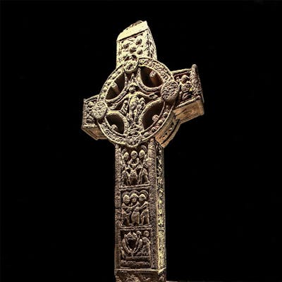 High stone Crosses of Ireland: The Clonmacnoise Cross of Scriptures