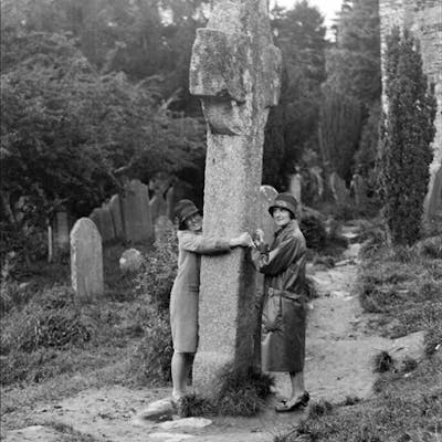 High stone Crosses of Ireland: The Wishing Cross of St. Kevin at Gendalough