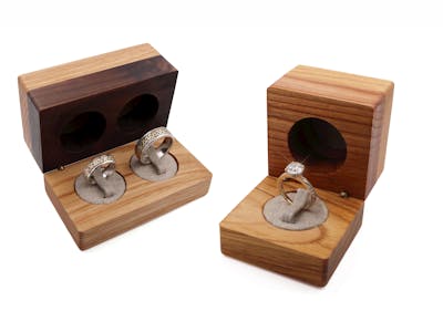 Our Handmade Irish Timber Ring Boxes