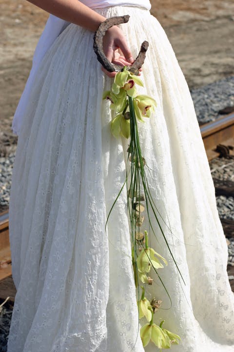 Custom Wedding Garter & Matching Handkerchief From Mother's Wedding Dress  Lace