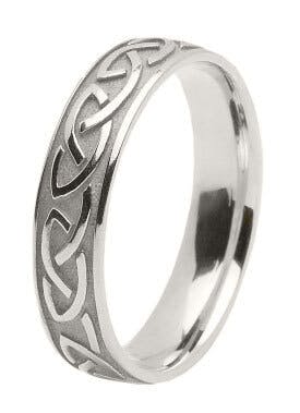 Embossed Celtic Knot Ring, From Ireland | My Irish Jeweler
