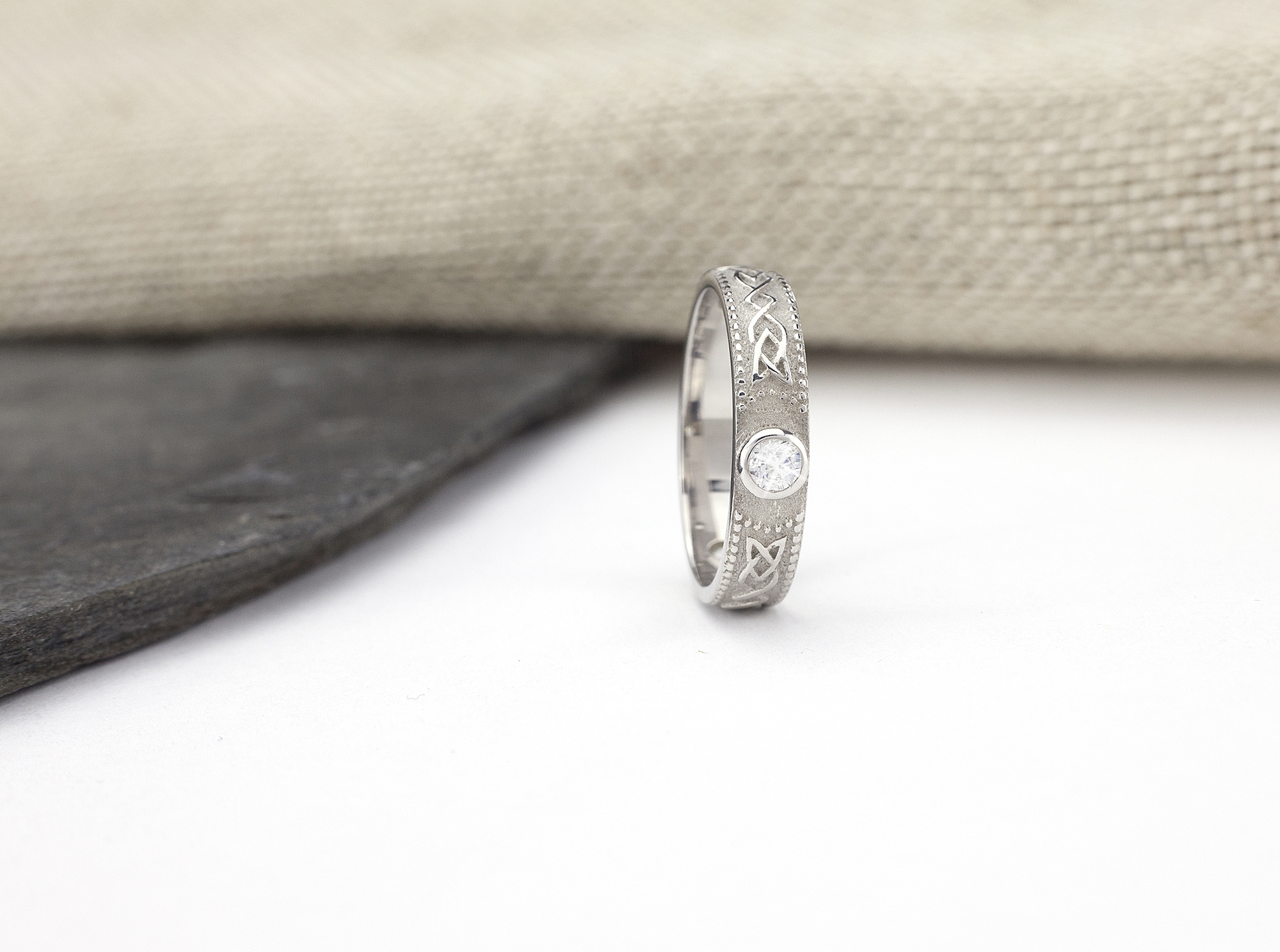 Attractive Platinum Ardagh Chalice 4.0mm Ring For Women