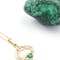 Womens May Birthstone Necklace in Yellow Gold - Gallery