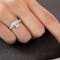 Authentic Platinum Claddagh 9.0mm Ring For Women - Model Photo - Gallery