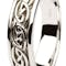 Mens Celtic Knot Ring in White Gold - Gallery