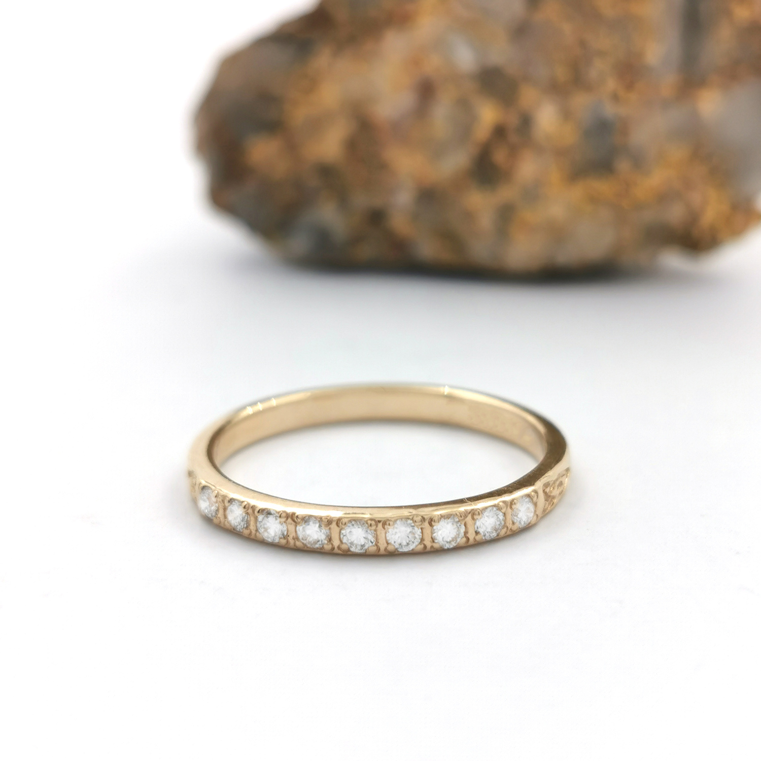 Gorgeous Yellow Gold Trinity Knot & Celtic Knot Engagement Ring For Women With a Polished Finish