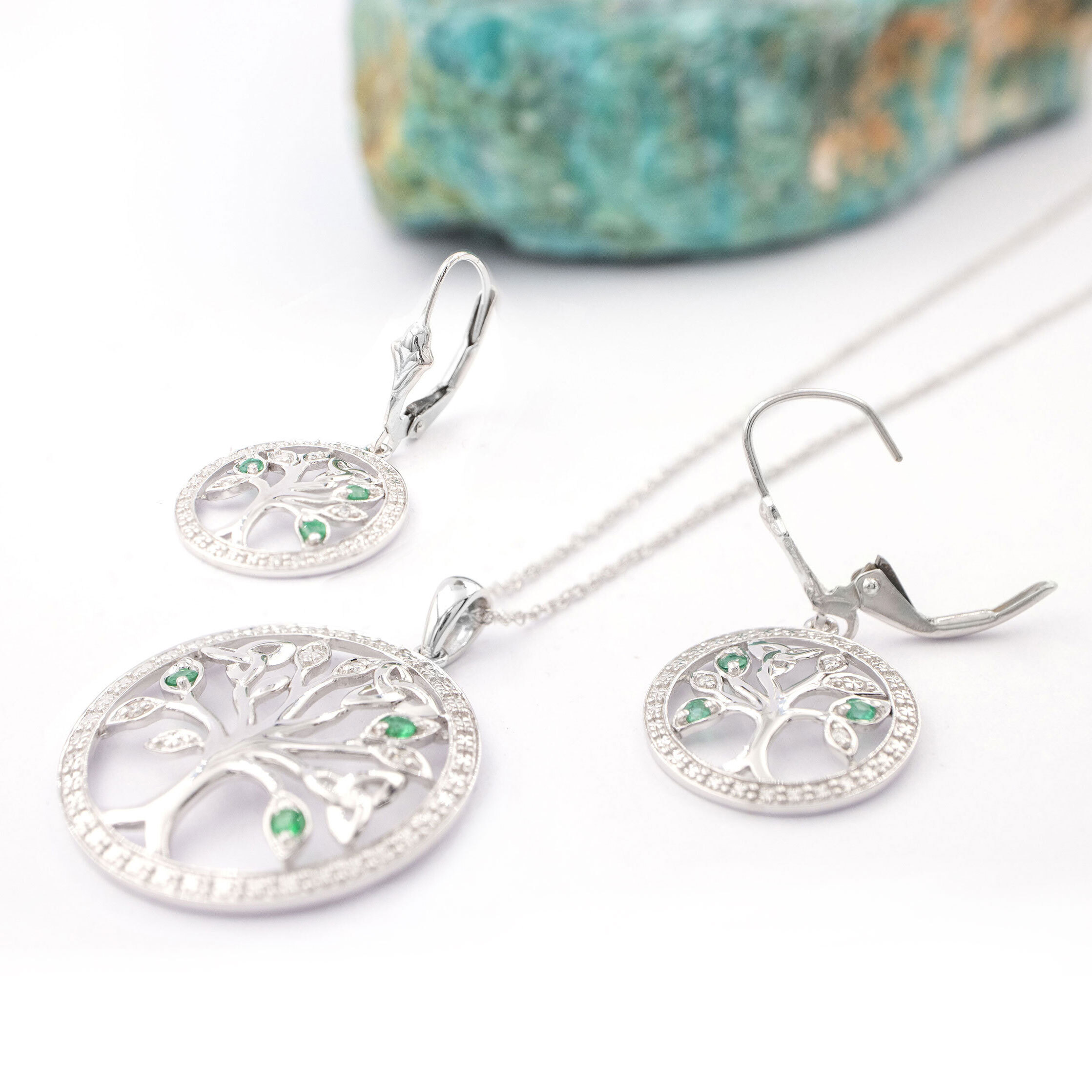 Necklace and Drop Earring Set