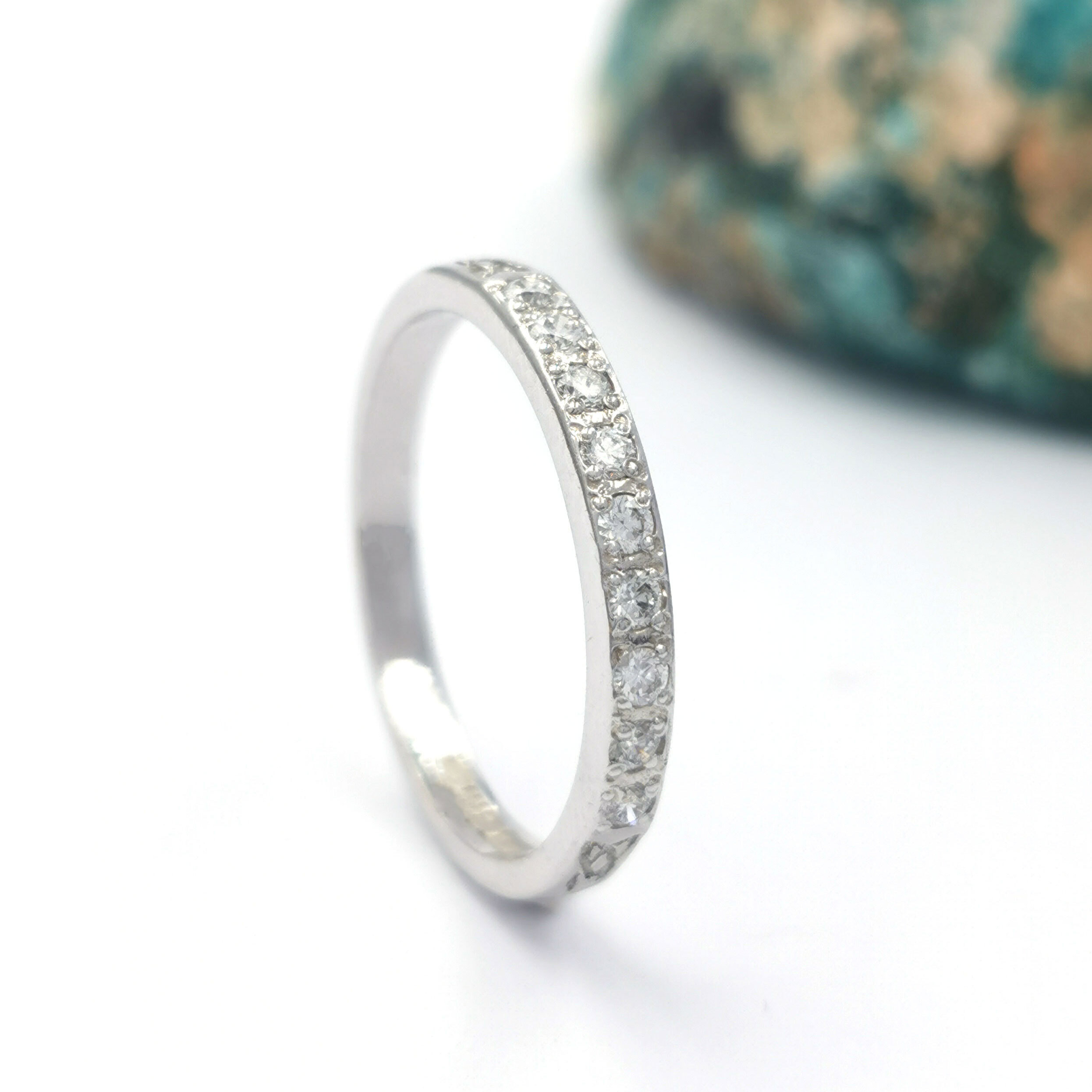 Womens Authentic Platinum Trinity Knot 2.0mm Ring