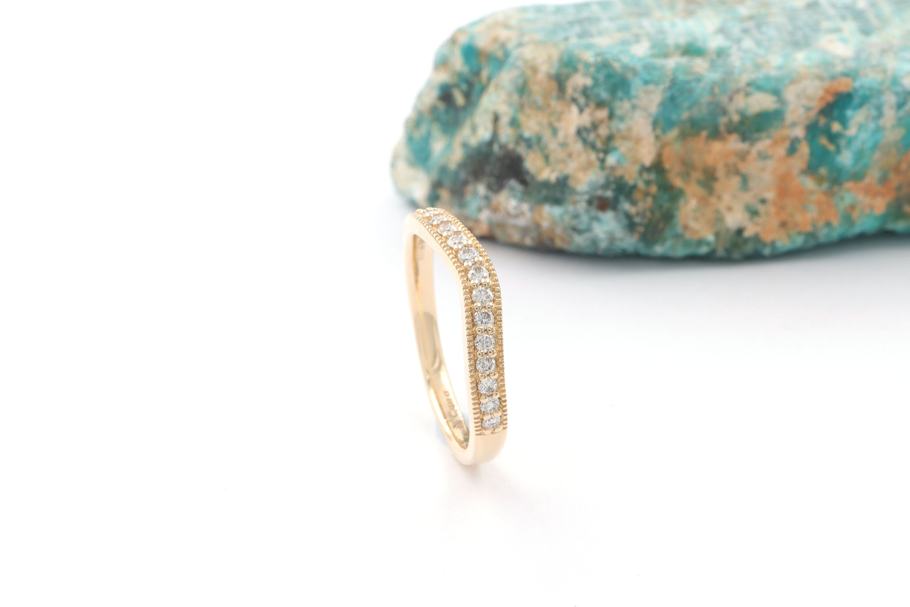 Romantic 14K Yellow Gold Mo Anam Cara Ring For Women