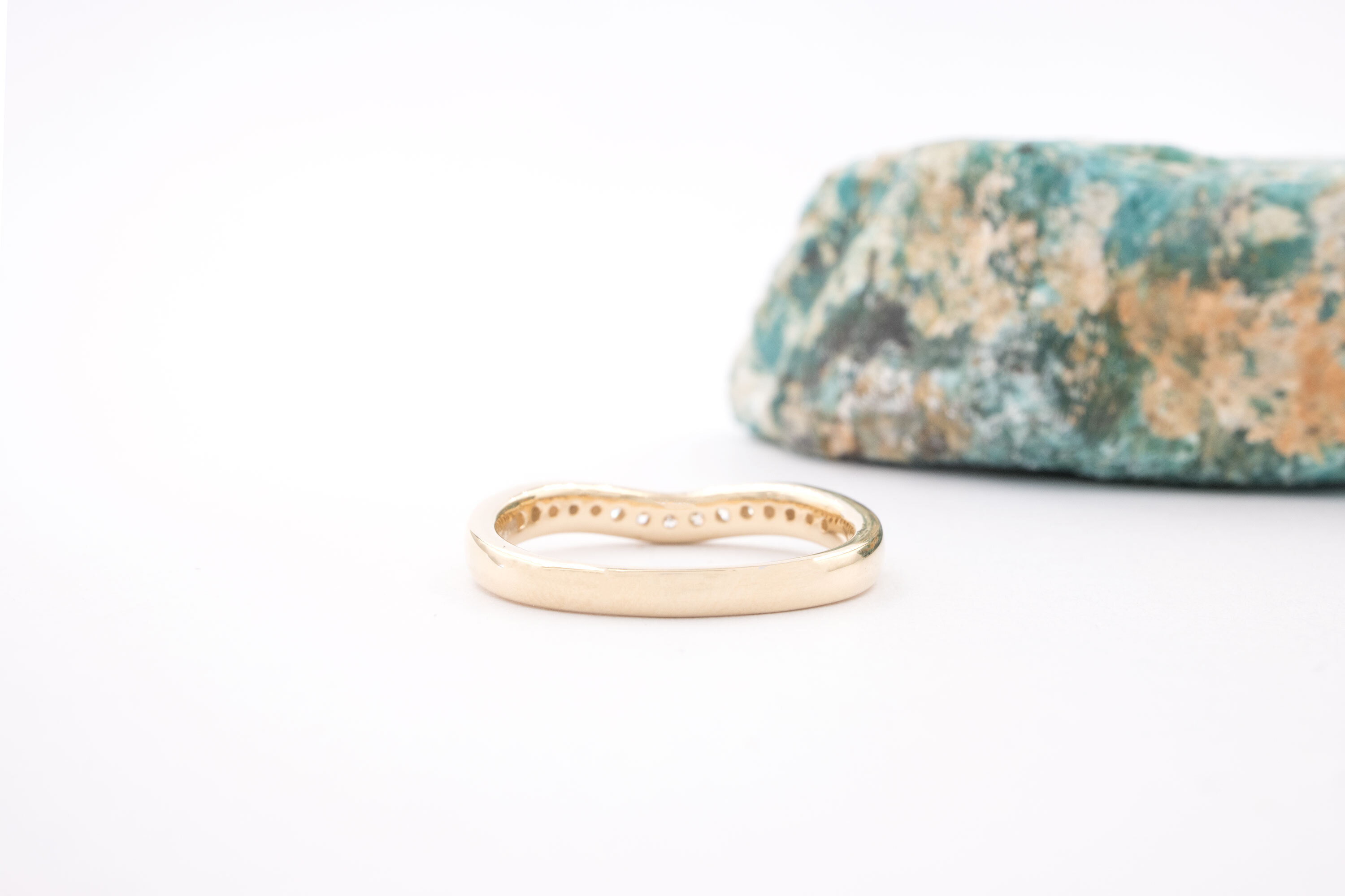 Womens Yellow Gold Mo Anam Cara Wedding Ring