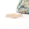 14 K Yellow Gold Luxury Keeper band crop