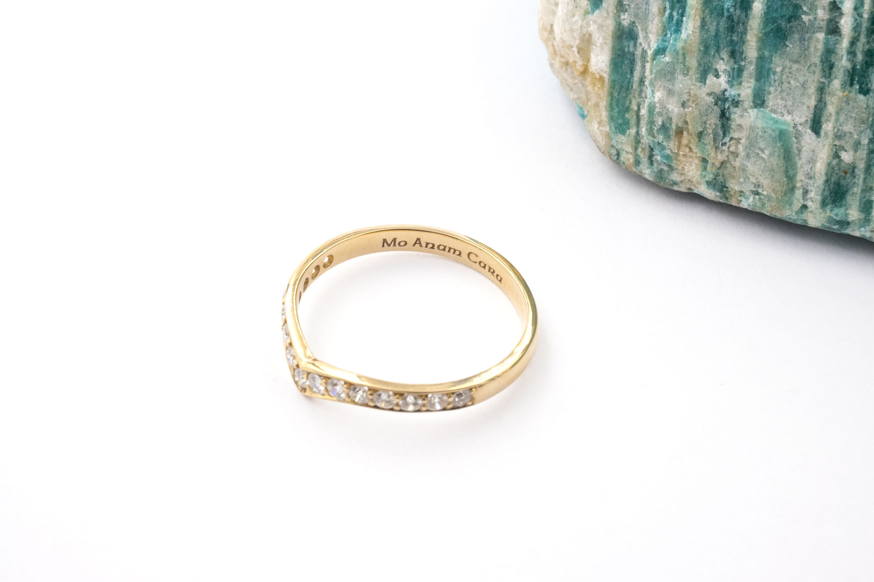 Attractive Yellow Gold Mo Anam Cara Wedding Ring For Women