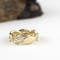 Womens 14K Yellow Gold Celtic Knot Wedding Ring. Picture Of The Reverse Side. - Gallery