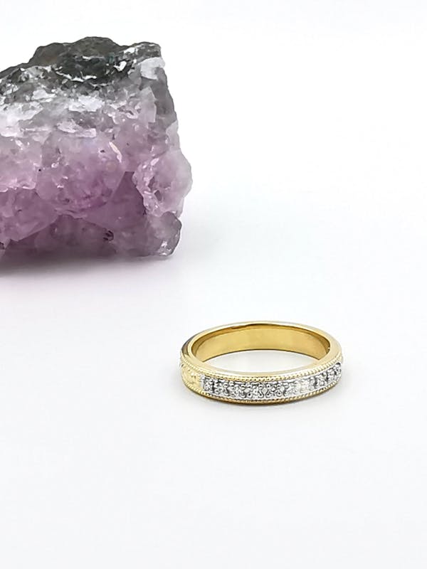 Irish 14K Yellow Gold Celtic Knot Wedding Ring For Women