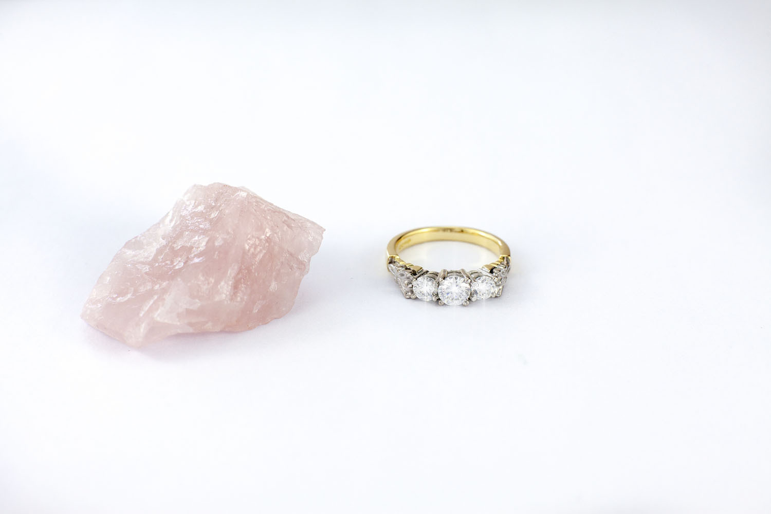 14k Three Stone Trinity Knot Engagement Ring, From… | My Irish Jeweler