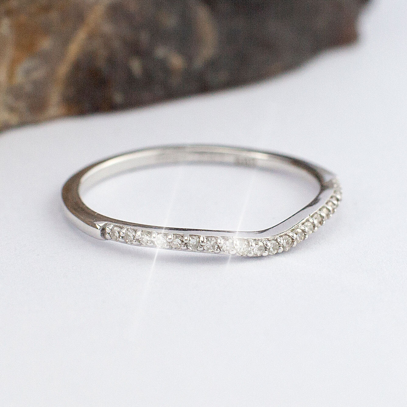 14K White Gold