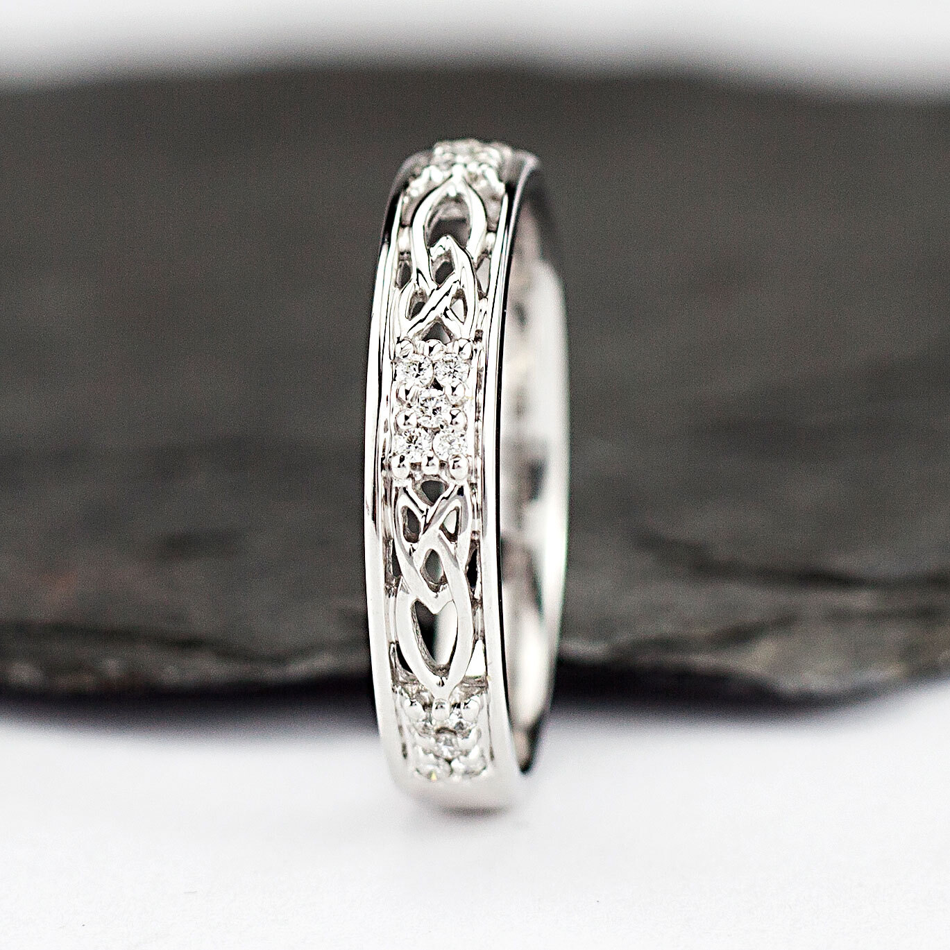 14K White Gold Diamond