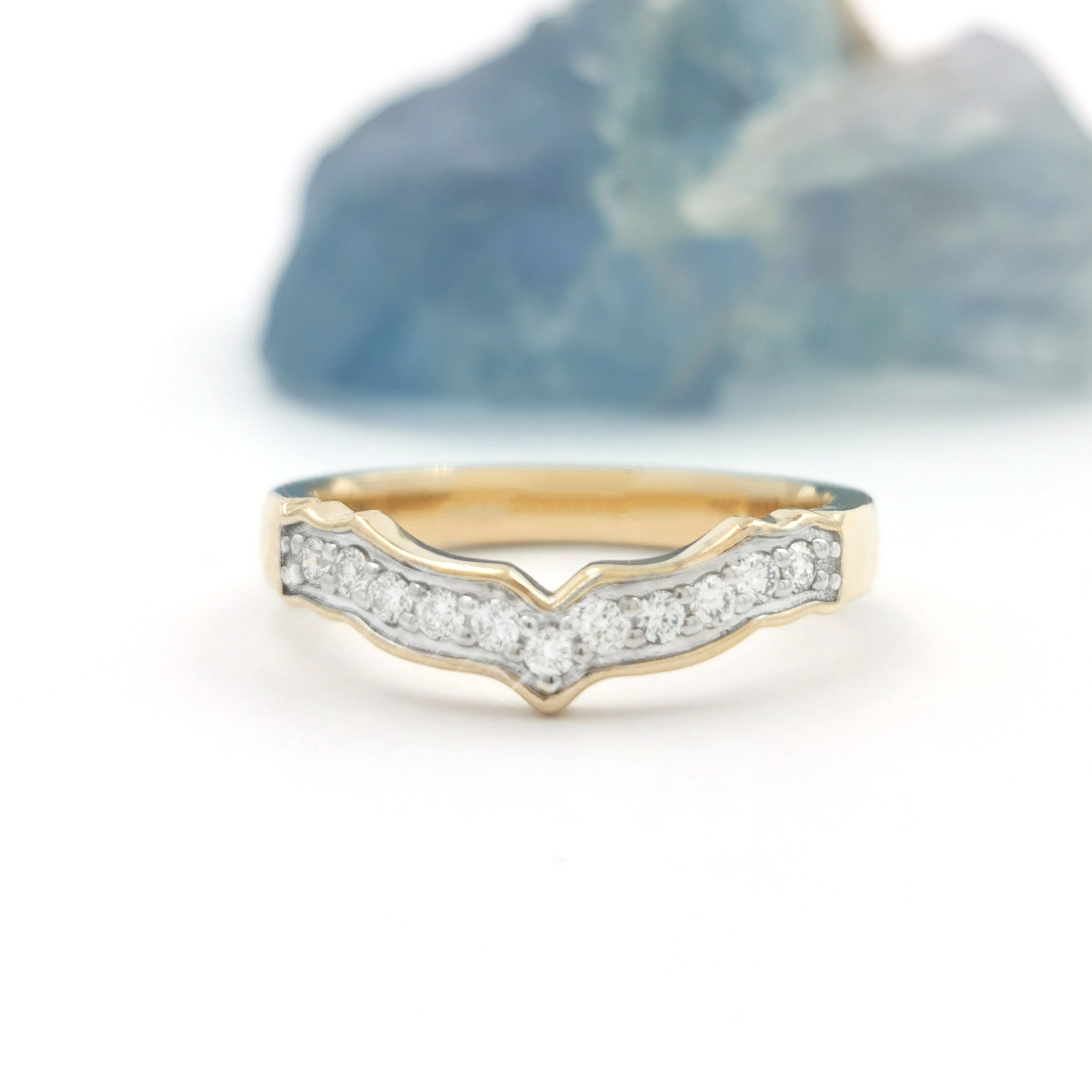 Real Yellow Gold Claddagh Ring For Women