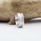Ogham & Newgrange 7.3mm Ring in Real 14K White Gold & Yellow Gold - Gallery