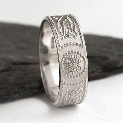 Celtic Warrior Ring - 3mm to 9mm Widths