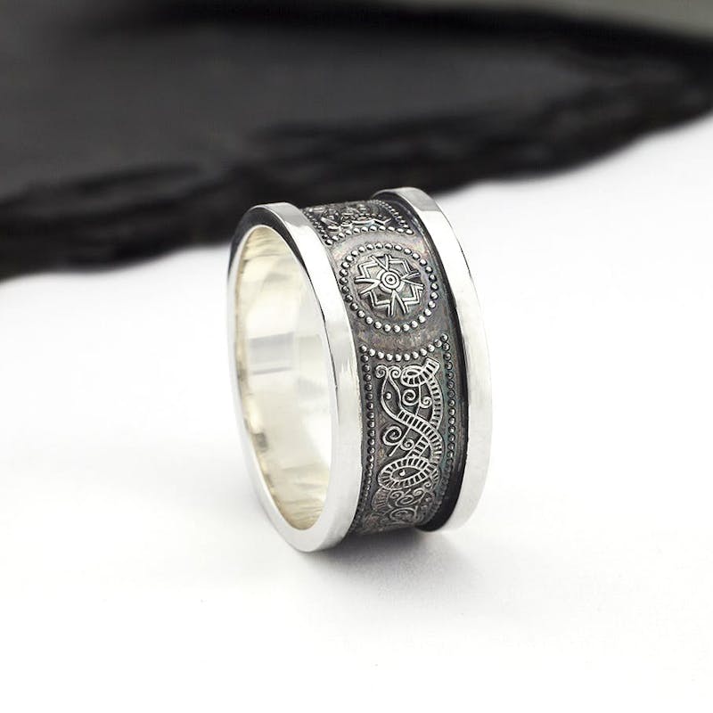 10mm Wide Ardagh Chalice Ring, Made in Ireland