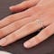Gorgeous 14K White Gold Celtic Knot 4.8mm Ring For Women - Model Photo - Gallery