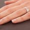 Gorgeous 18K White Gold Celtic Knot Wedding Ring For Women - Model Photo - Gallery