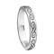 Gorgeous 18K White Gold Celtic Knot 3.2mm Ring For Women - Gallery