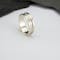 Real 14K White Gold & Yellow Gold Ardagh Chalice 5.5mm Ring. Pictured Flat. - Gallery