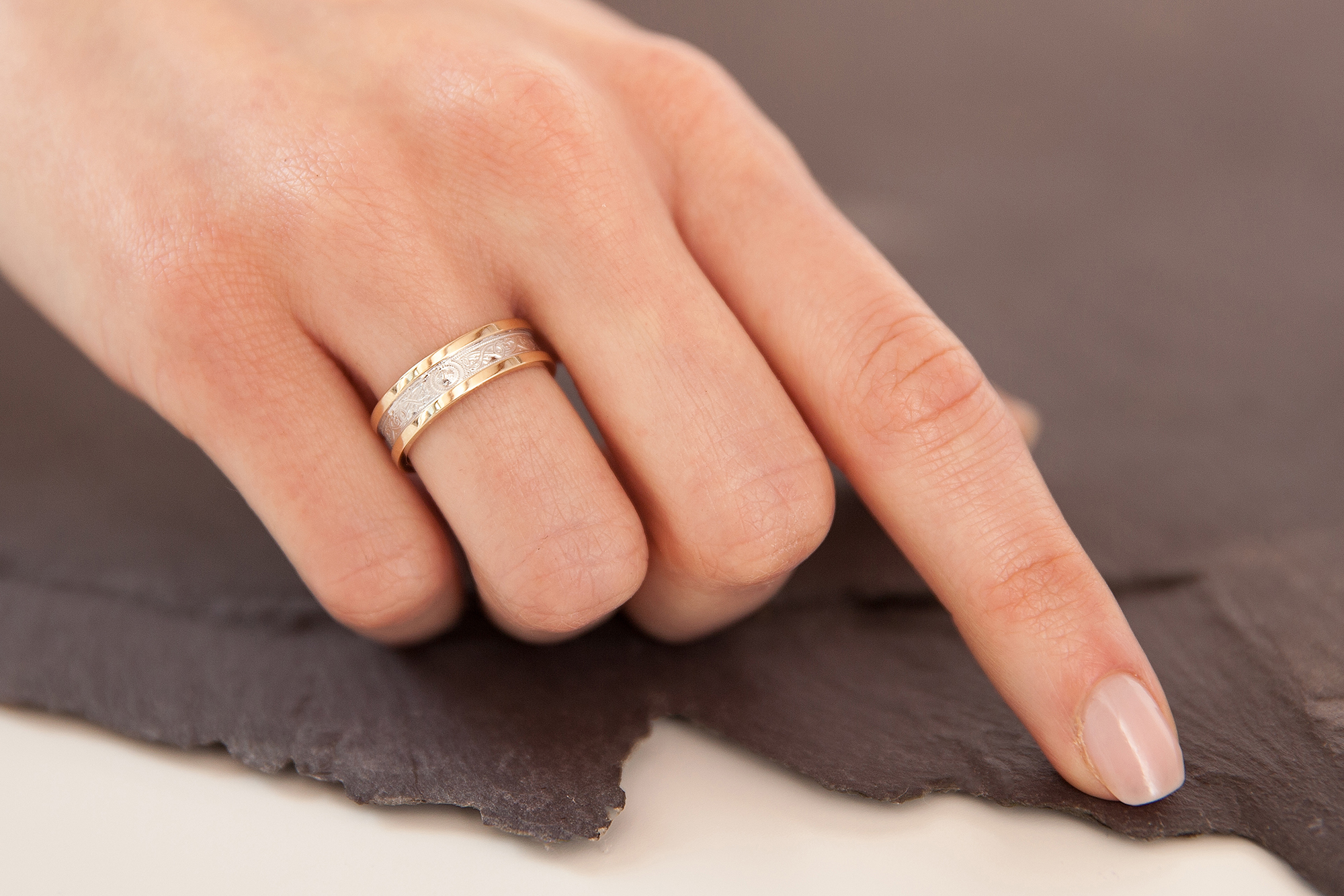 Ardagh Chalice Ring with Flat Trim, From Ireland My Irish Jeweler