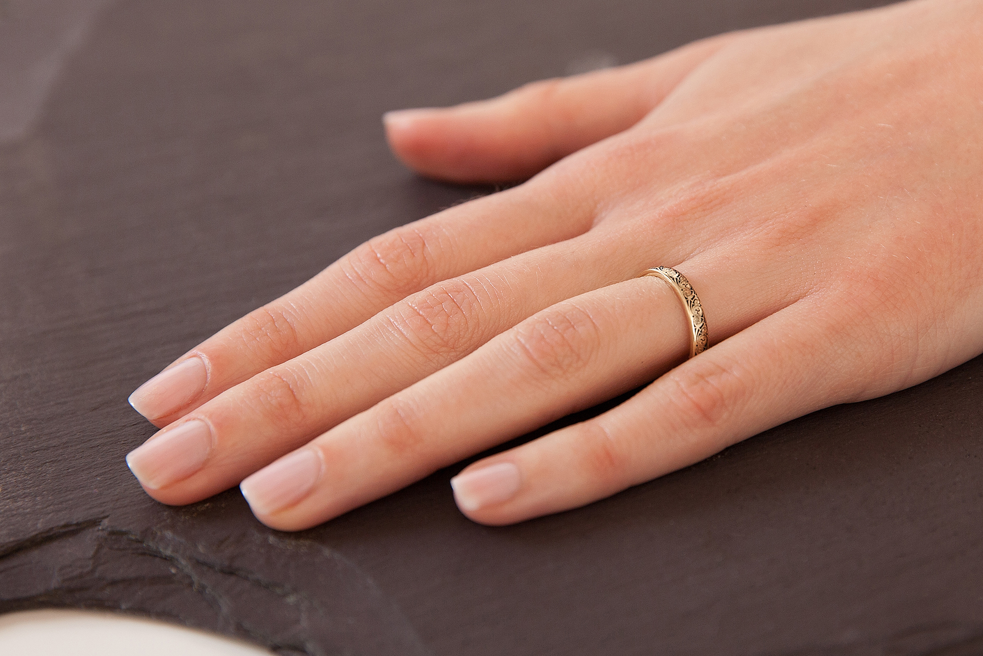 Gorgeous Yellow Gold Celtic Knot 3.0mm Ring For Women