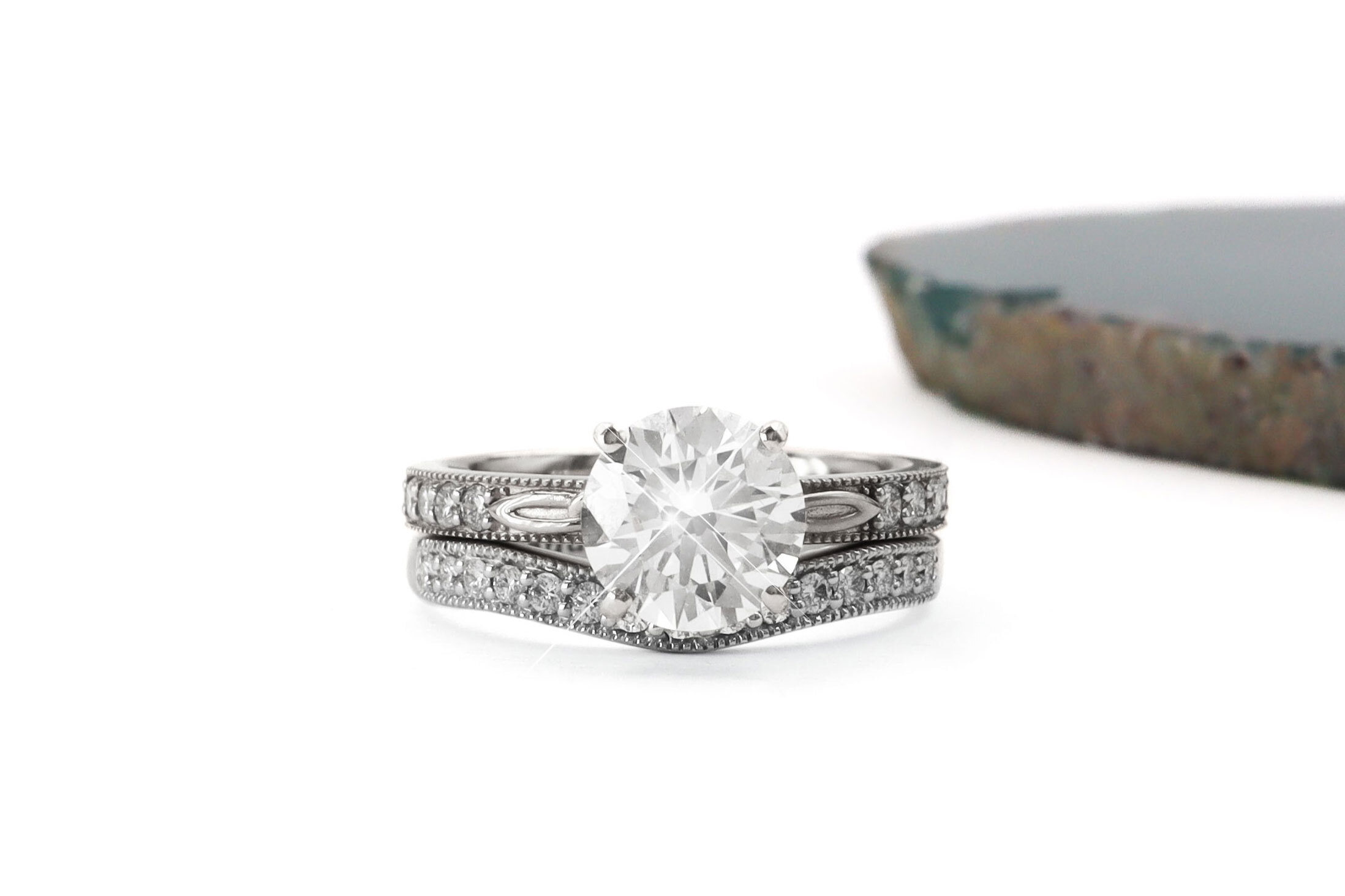 Attractive Platinum Trinity Knot 2.5mm Ring For Women