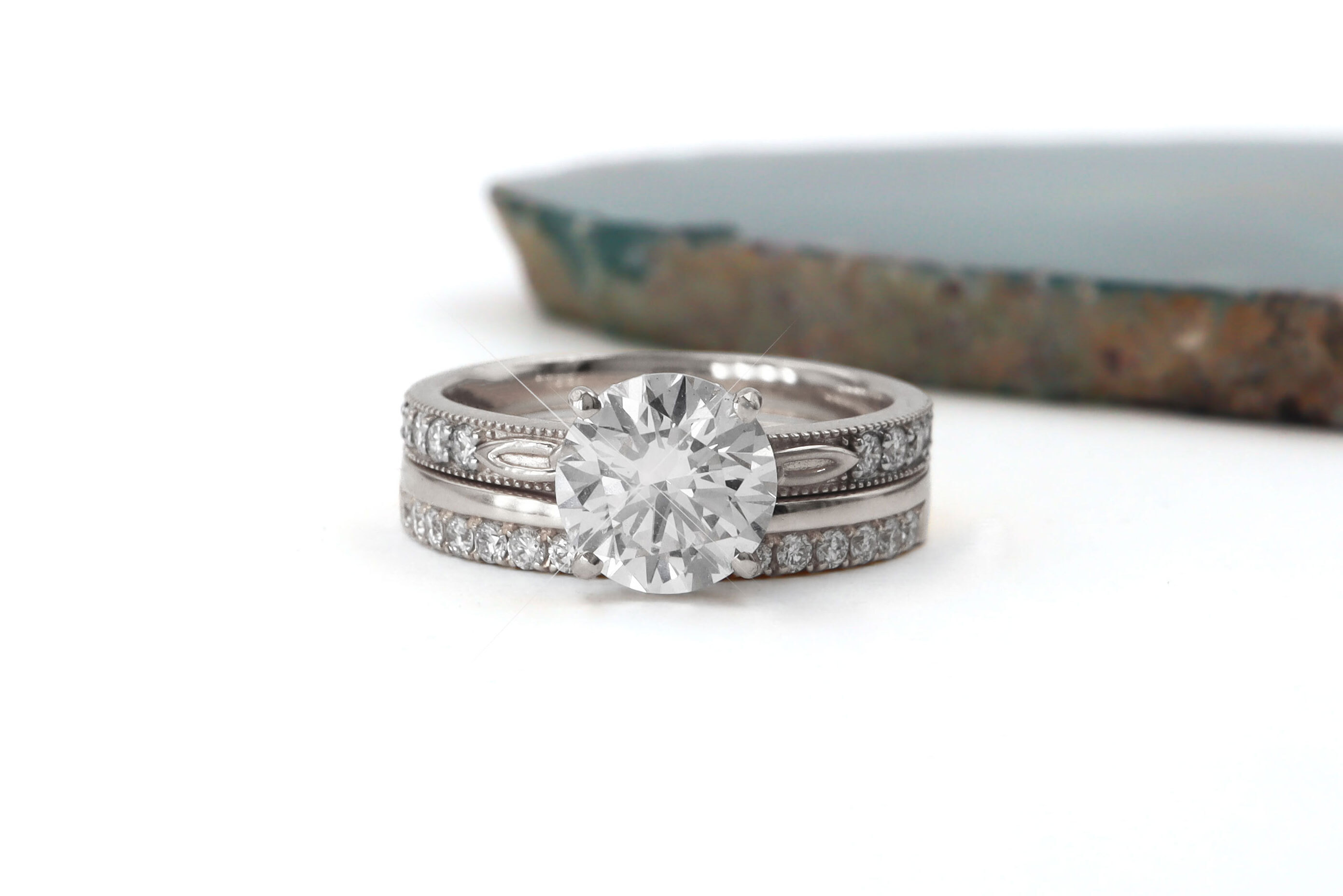 Genuine Platinum Trinity Knot 2.00ct Lab Grown Diamond Engagement Ring For Women