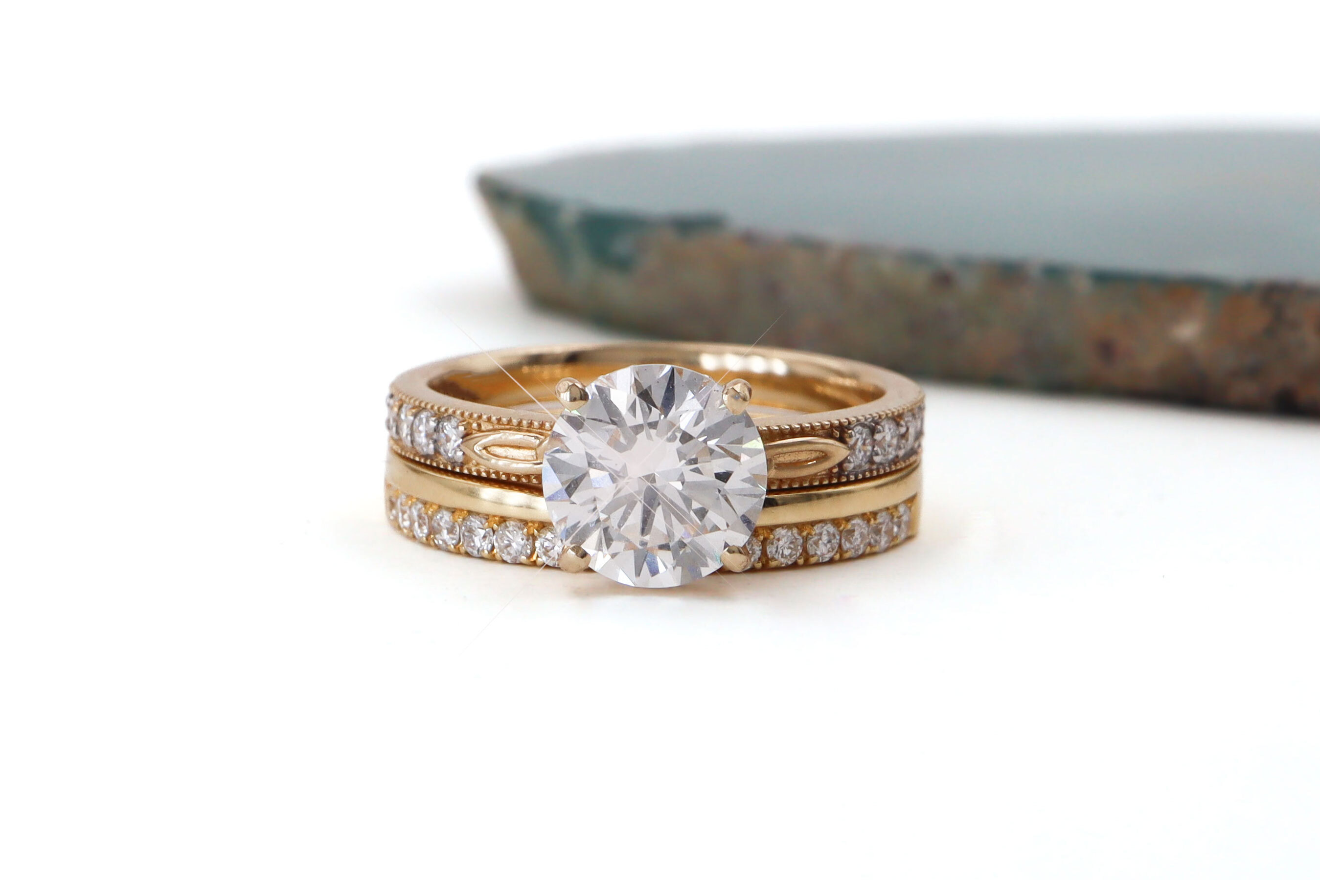 Attractive 14K Yellow Gold Trinity Knot Ring For Women With a Polished Finish