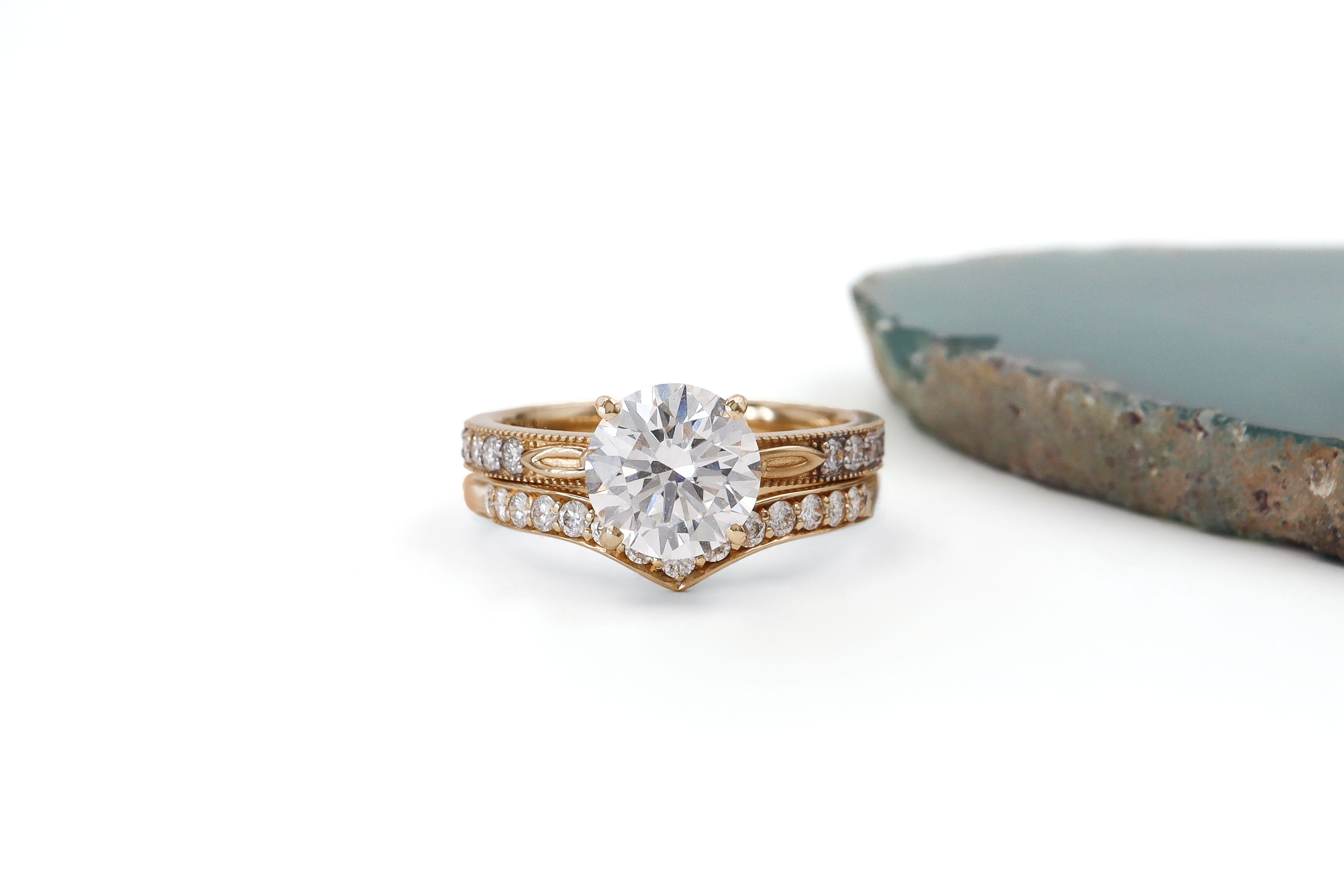 Real Yellow Gold Trinity Knot 2.00ct Lab Grown Diamond Engagement Ring For Women With a Polished Finish