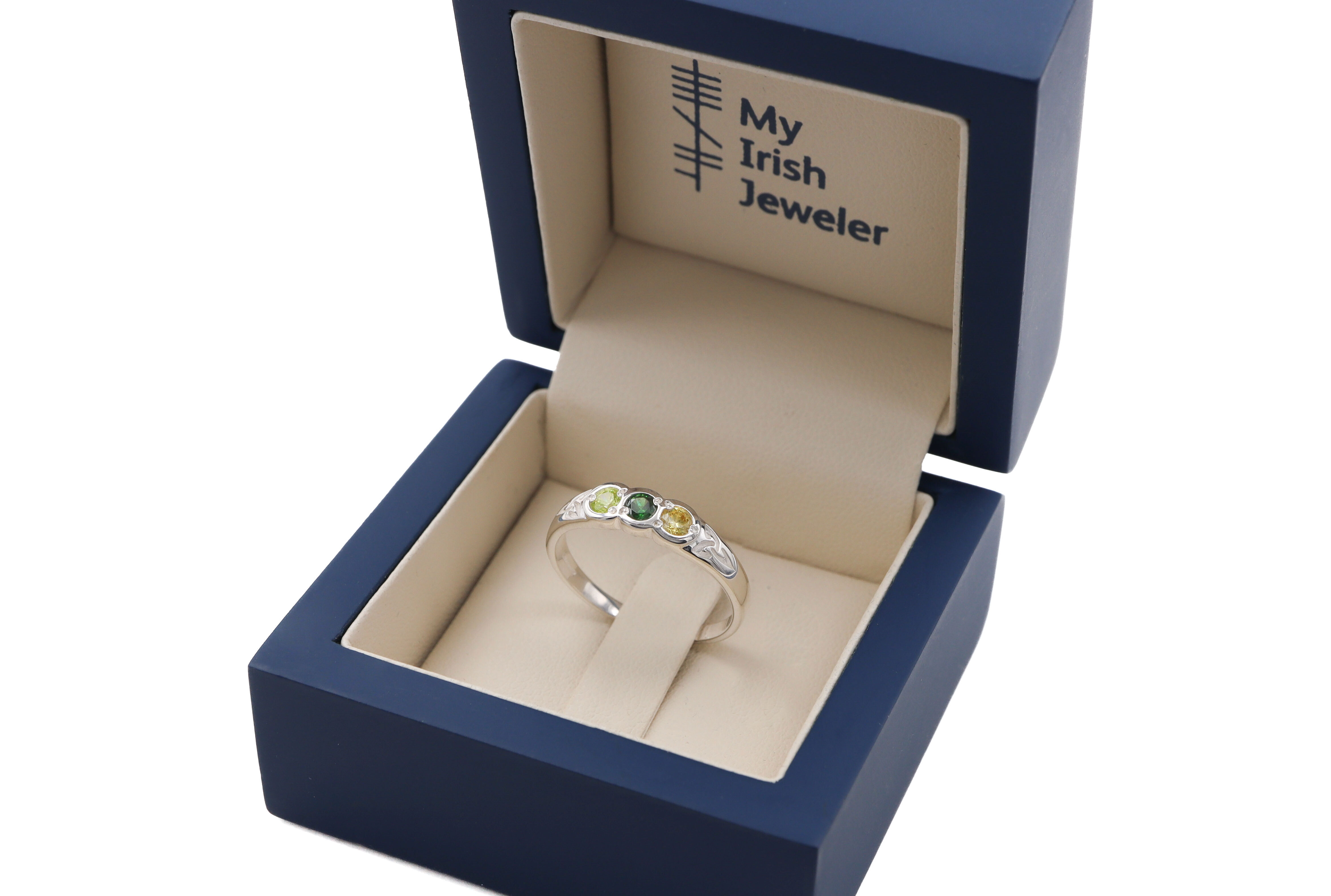 Personalized Sterling Silver None Birthstone 1.5mm Ring With a Polished Finish For Women. In Luxury Packaging.
