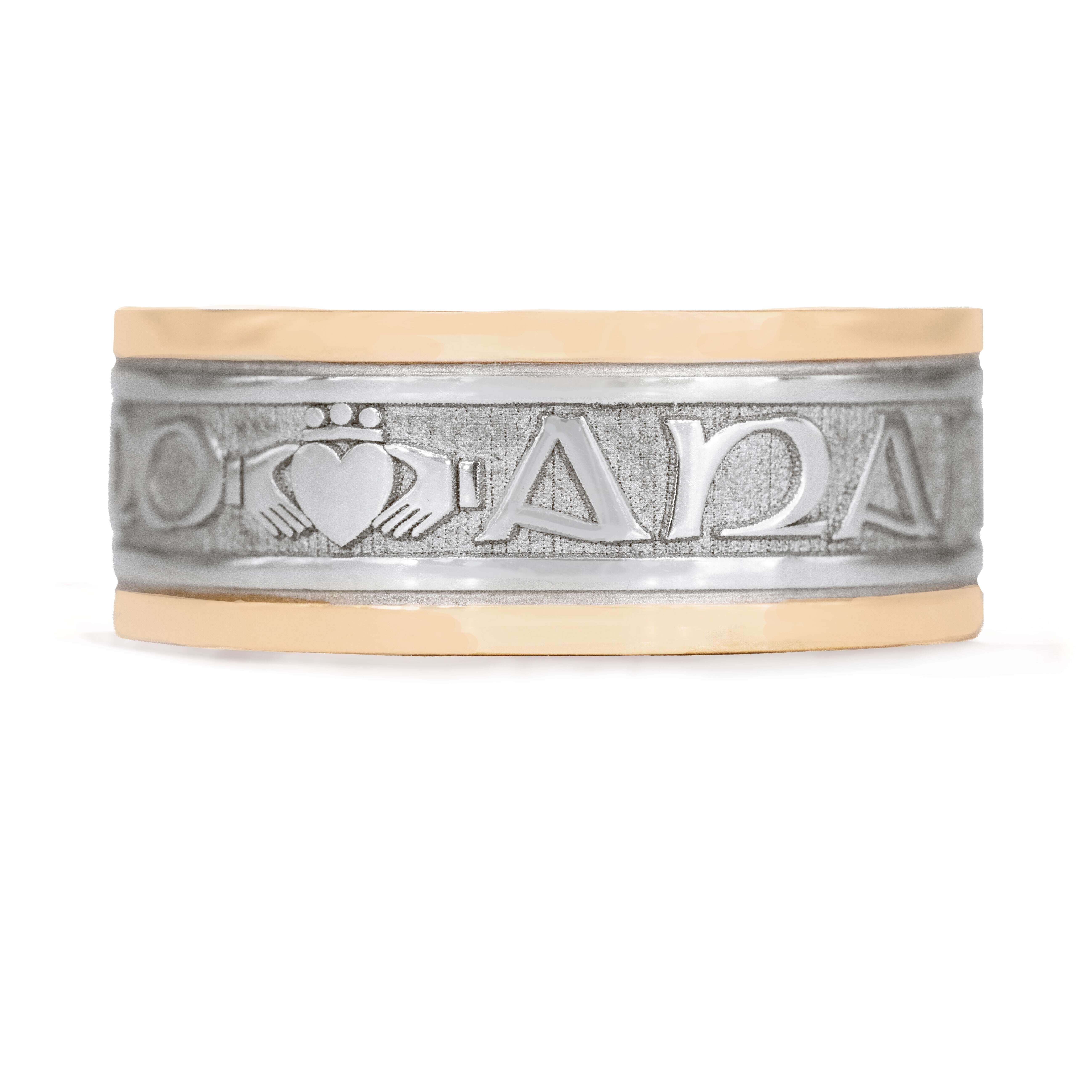 10K White Gold & Yellow Gold - 7.5mm