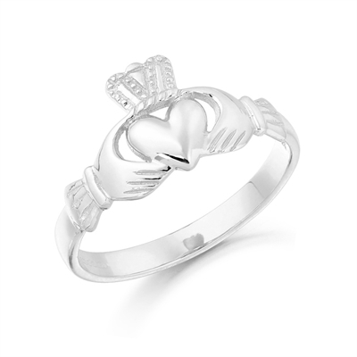 Ladies Silver Claddagh Ring ULS-6169.– CladdaghRING.com
