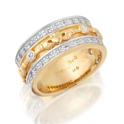 9k gold wedding band