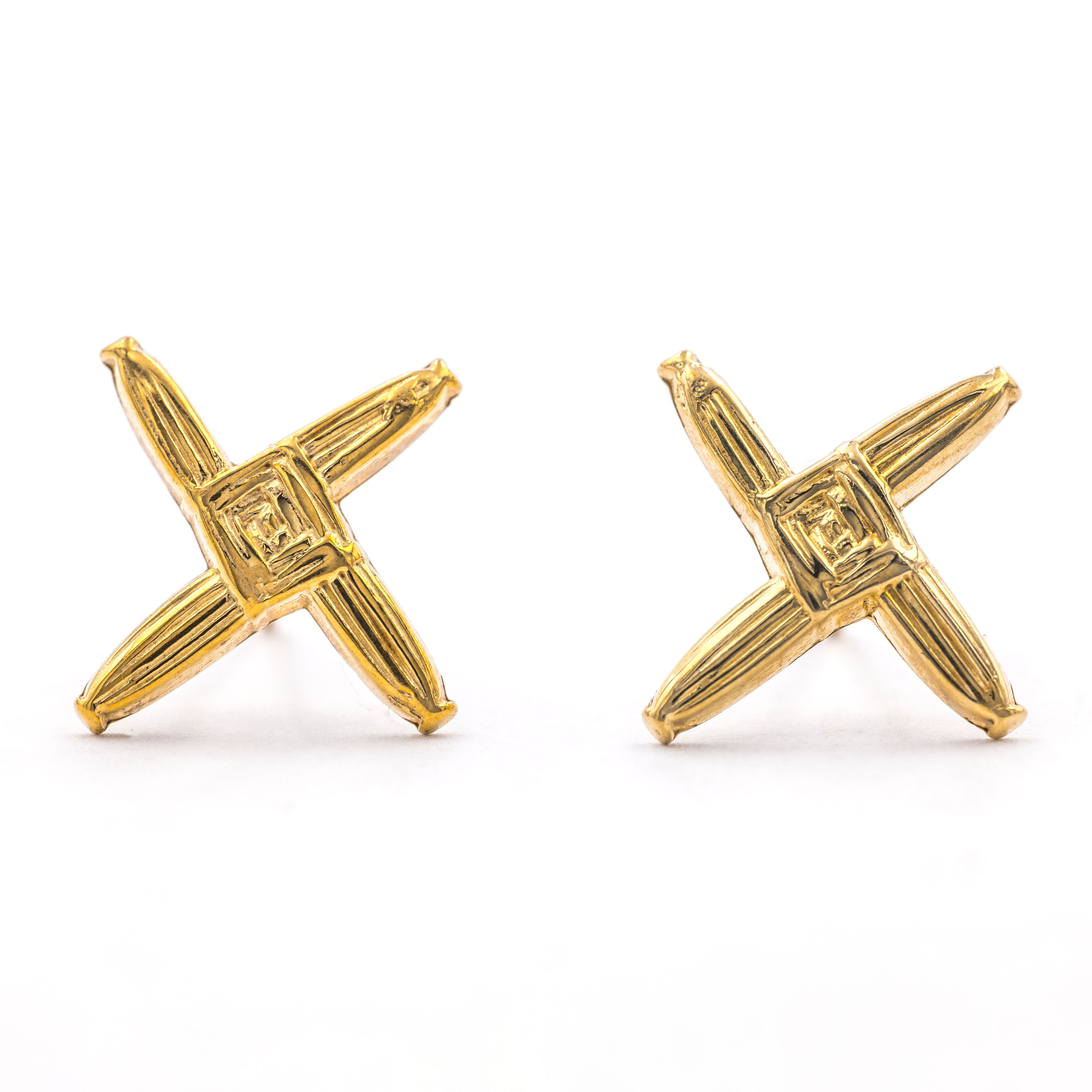 Cross Earrings Dangle Hinged Unisex Punk Earrings Cross Earrings Gift for  Women Men Gold - Walmart.com