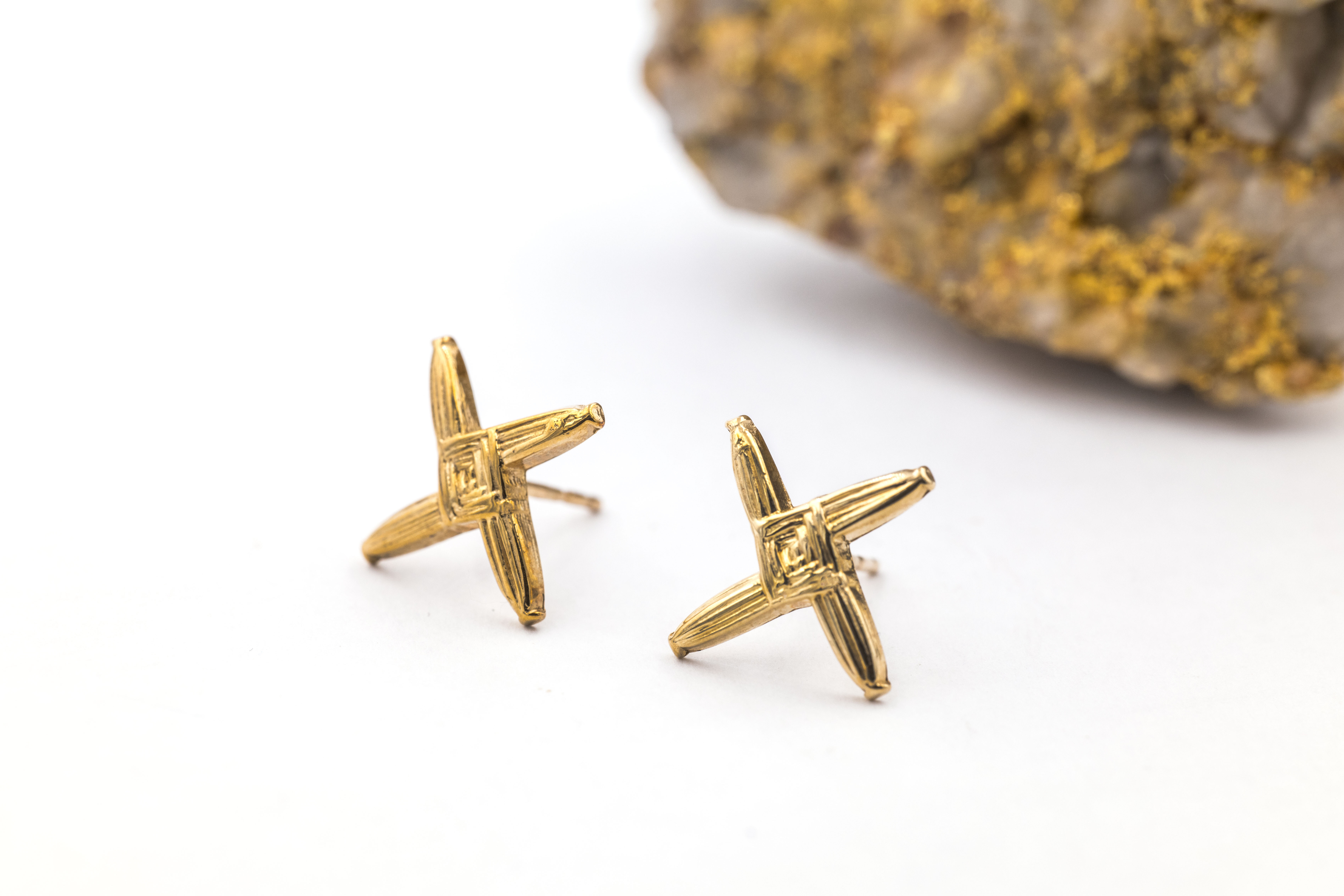 Etta Gold X Earrings - Waterproof Earrings