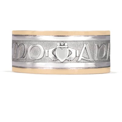 Mo Anam Cara Ring with Trim, From Ireland