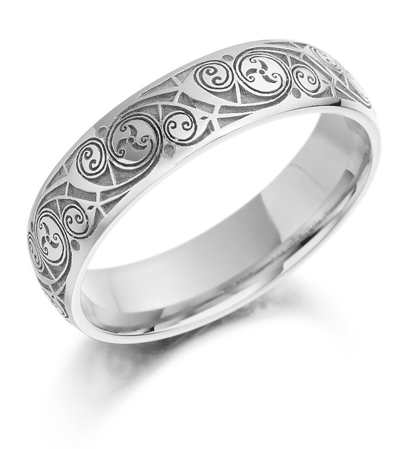7mm Book Of Kells Wedding Ring, From Ireland My Irish Jeweler