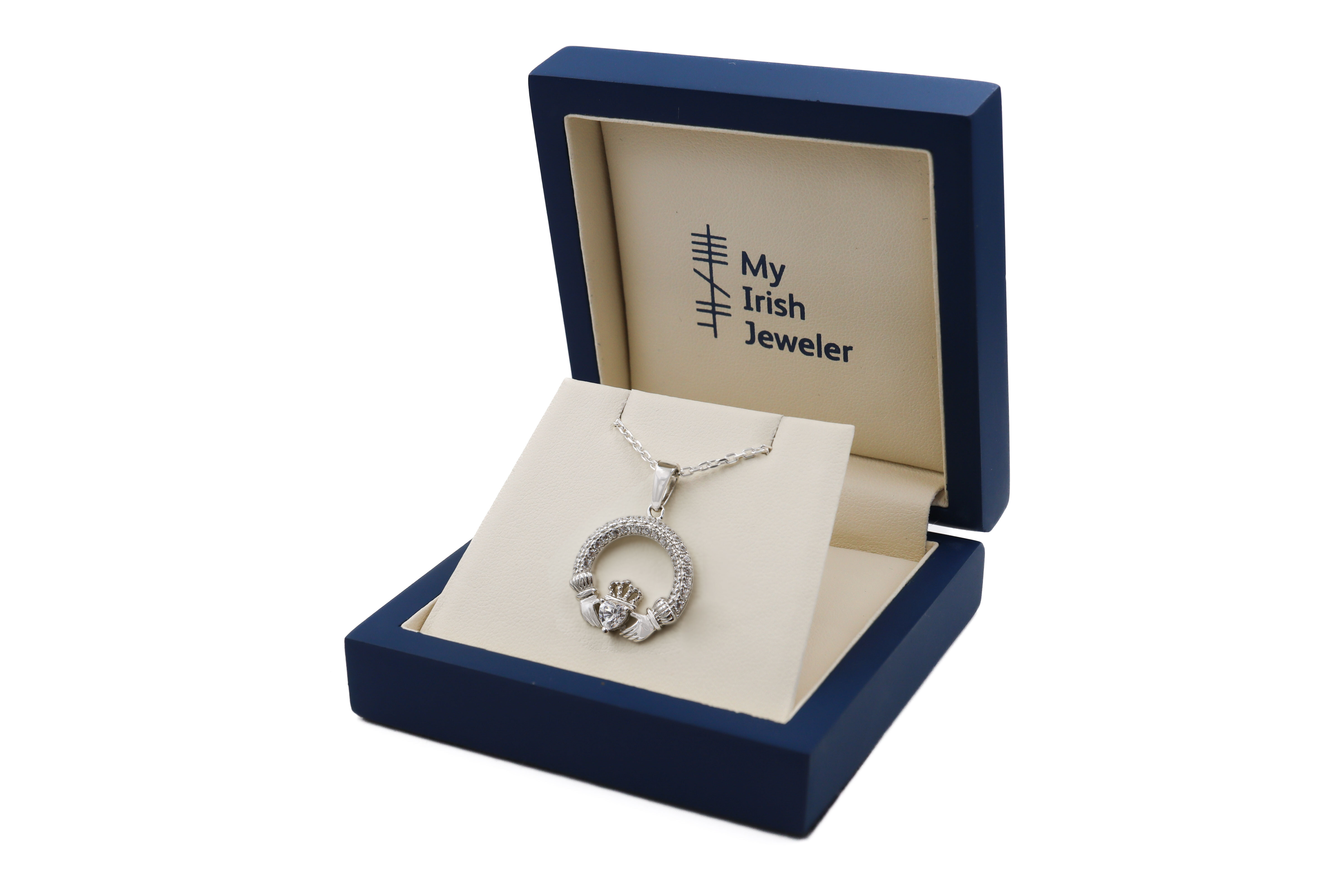 Womens Polished April Birthstone Gift Set in Real Sterling Silver. In Luxury Packaging.