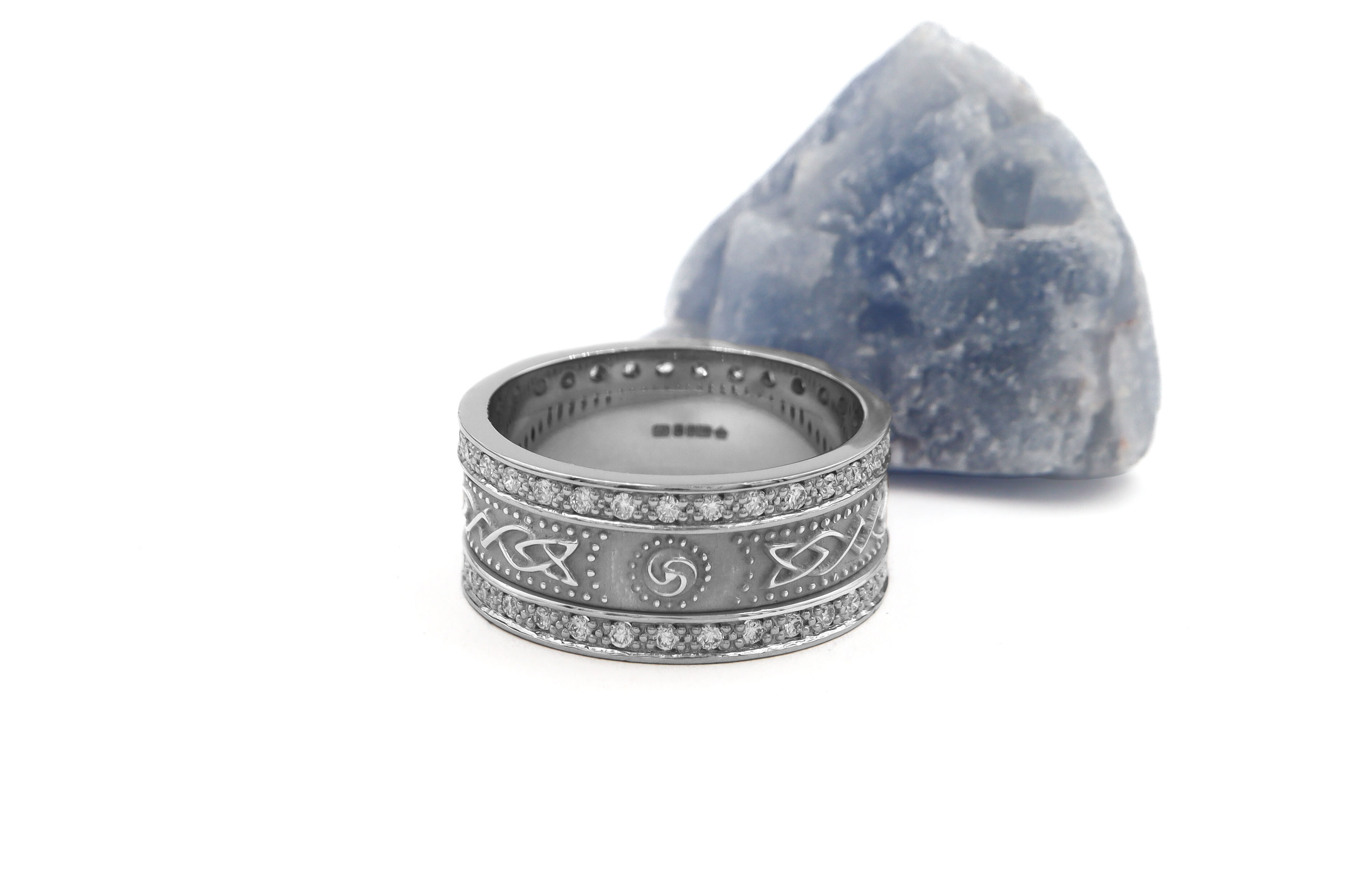 Real Platinum Ardagh Chalice Wedding Ring For Women
