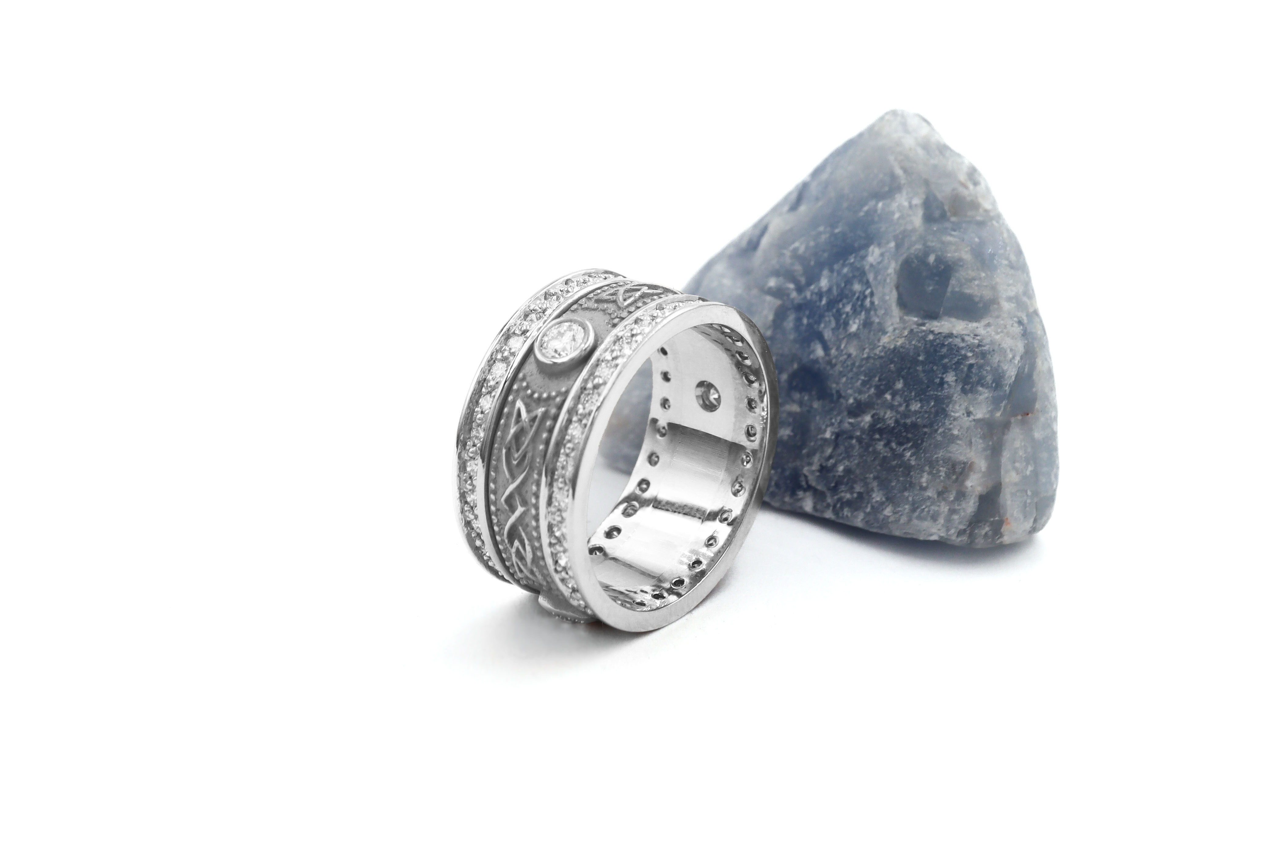 Ardagh Chalice Diamond Band, From Ireland My Irish Jeweler