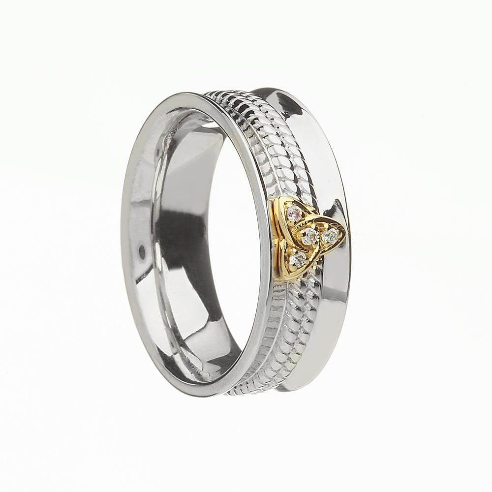 Genuine Sterling Silver Trinity Knot Ring