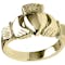 Mens 14K Yellow Gold Claddagh Ring - Gallery